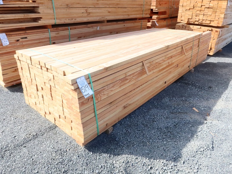 LOT, 2" X 4" FIR LUMBER, LENGTHS APPROX 8' 12' (NO REMOVAL UNTIL