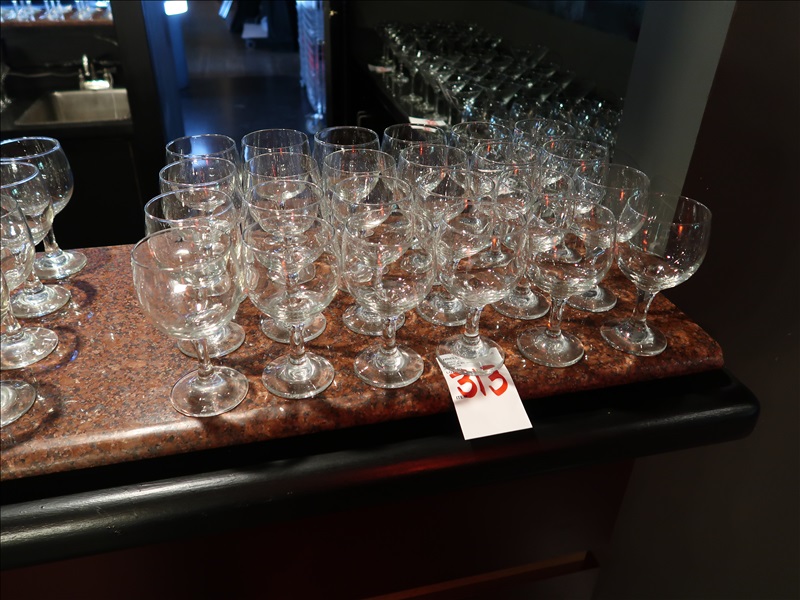 LOT, (24) 8 OZ STEMMED WINE GLASSES HAVEN SHOWBAR & LOUNGE ONLINE