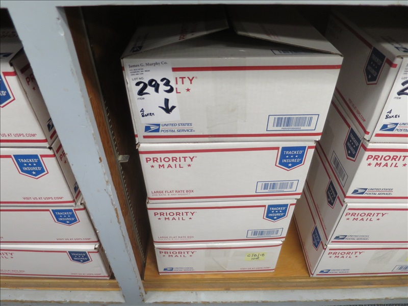 LOT, ASSORTED USED US & FOREIGN BULK STAMPS IN THESE (4) BOXES STAMP