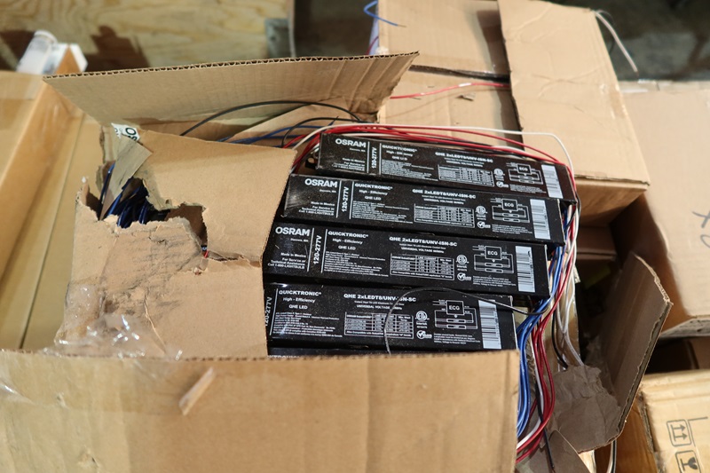 ASSORTED BALLASTS TOOLS, ELECTRICAL, BREWERY & WOOD INVENTORY ONLINE AUCTION James G